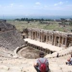 Ancient city of Hierapolis, Pamukkale, Turkey.