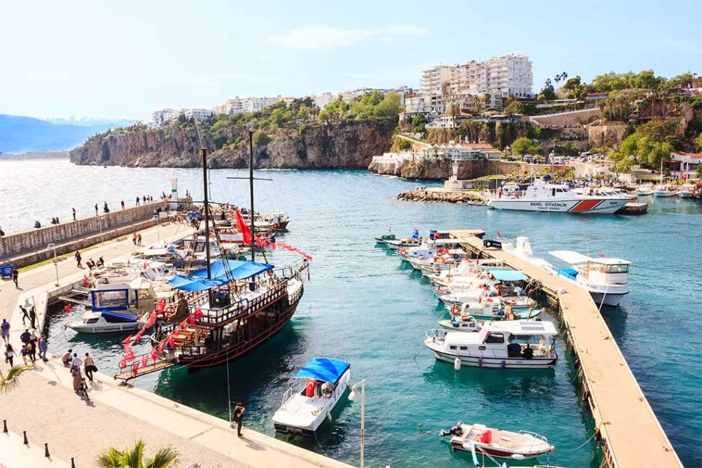 Mediterranean landscape in Antalya