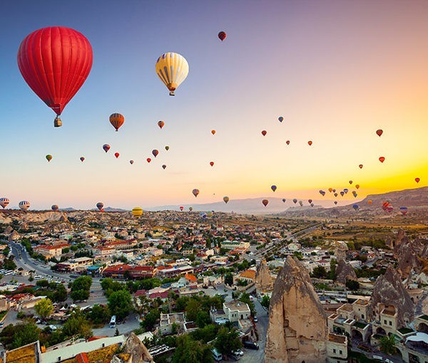 Hot air balloons