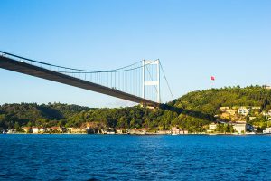 Fatih Sultan Mehmet Bridge over the Bosphorus