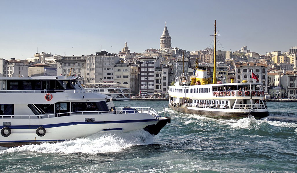 Transportation on Bosphorus in Istanbul