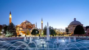 Panorama view of Hagia Sofia